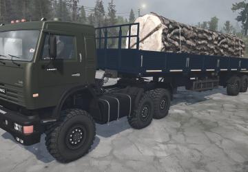 Мод КамАЗ 54115, 54115-Turbo версия 27.12.21 для Spintires: MudRunner (v25.02.21)