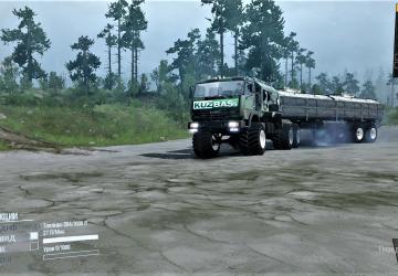 Мод Kamaz 65111 версия 1.0 для Spintires: MudRunner (v18.10.18)