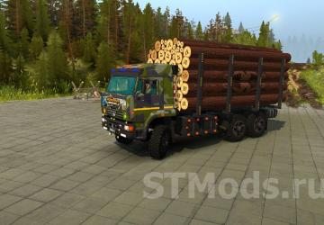 Мод КамАЗ 65221 6x6 версия 2.0 для Spintires: MudRunner (v22.03.19)