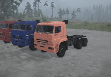 Мод КамАЗ-6522-53 версия 14.11.20 для Spintires: MudRunner (v14.08.19)