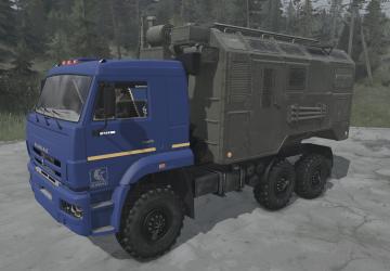 Мод КамАЗ-6522-53 версия 14.11.20 для Spintires: MudRunner (v14.08.19)