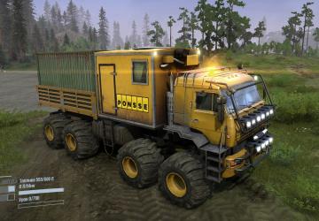 Мод Kamaz Polar Forwarder версия 2.2 для Spintires: MudRunner (v25.02.21)