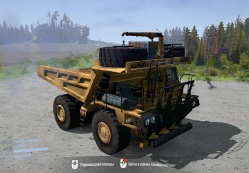 Мод Карьерный Komatsu версия 01 для Spintires: MudRunner (v10.06.19)