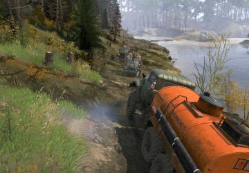 Карта «Белый каньон» версия 0.1 для Spintires: MudRunner (v10.06.19)