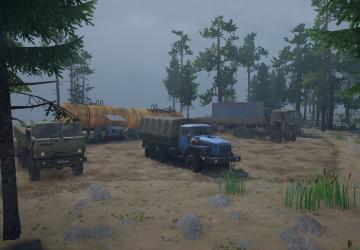 Карта «Где-то на востоке» версия 14.03.24 для Spintires: MudRunner (v25.02.21)