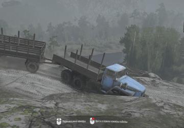 Карта «Горный перевал 2018» Часть 2 версия 1.0 для Spintires: MudRunner (v11.12.17)