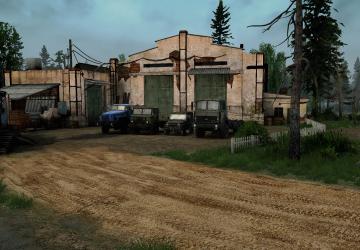 Карта «Город на холме» версия 09.08.2025 для Spintires: MudRunner (v25.02.21)
