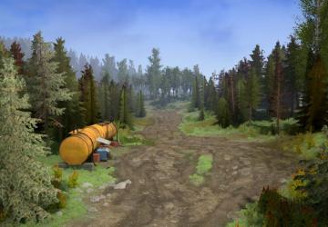Карта «Хребет» версия 1.0 для Spintires: MudRunner (v18.10.18)