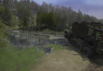 Карта «Каньон Реки» версия 1.0 для Spintires: MudRunner (v25.02.21)