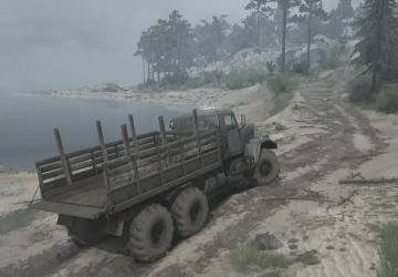 Карта «Крушение лесовозной баржи» версия 1.1 для Spintires: MudRunner (v25.02.21)