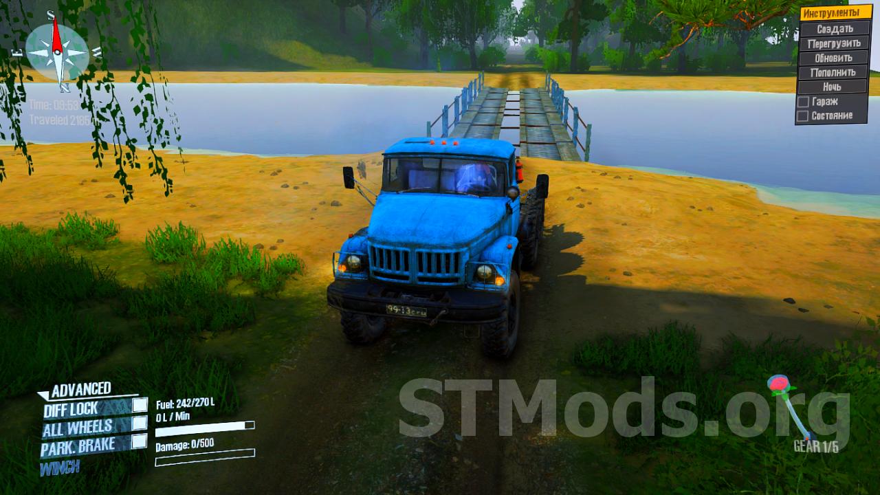 Скачать Karta «Les Mudrunner» версия 25.02.21 для Spintires: MudRunner  (v25.02.21)