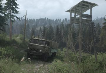 Карту Карта «Лесные Холмы» версия 1.0 для Spintires: MudRunner (v14.08.19)