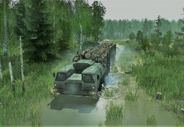 Карта «Лесные просторы» версия 04.08.22 для Spintires: MudRunner (v25.02.21)