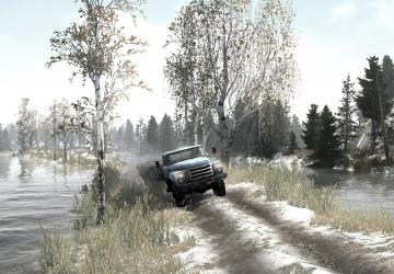 Карта «Лесные просторы - осень» версия 14.08.19 для Spintires: MudRunner (v25.02.21)