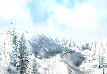 Карта «Maps Просторы Деревень 4. Зима» версия 15.02.20 для Spintires: MudRunner (v10.06.19)