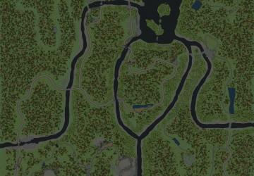 Карта «Много рек» версия 1 для Spintires: MudRunner (v18/05/21)