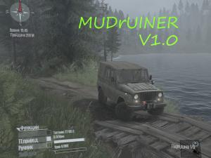 Карту Карта «MudRuiner» версия 1.0 для Spintires: MudRunner (v11.12.17)