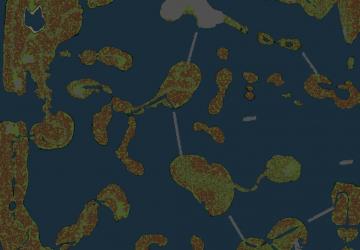 Карта «Острова» версия 1 для Spintires: MudRunner