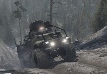 Карта «Over the hills and through the river» v1 для Spintires: MudRunner (v10.06.19)