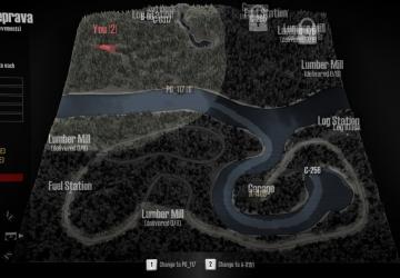 Карта «Переправа» версия 1.0 для Spintires: MudRunner (v18/03/06)