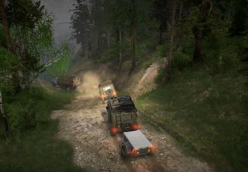 Карта «По течению» версия 1.0 для Spintires: MudRunner (v25.02.21)