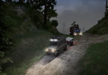 Карта «По течению» версия 1.0 для Spintires: MudRunner (v25.02.21)