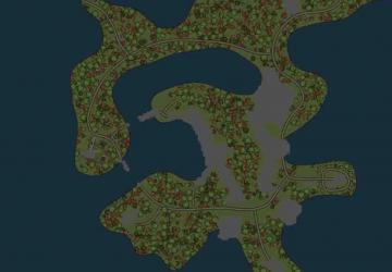 Карта «Полуостров» версия 1 для Spintires: MudRunner (v14.08.19)