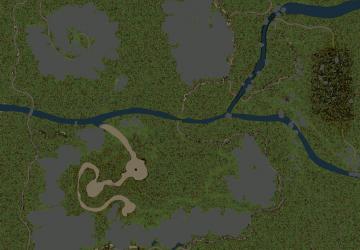 Карта «Разделённая» версия 1 для Spintires: MudRunner