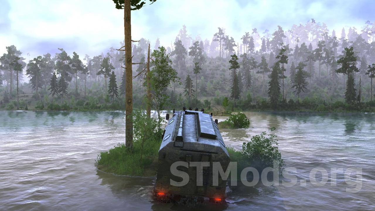 Скачать Карта «Рыжий лес» версия 1 для Spintires: MudRunner (v25.02.21)