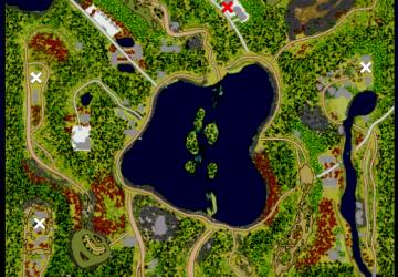 Карта «Там где Озеро» версия 30.06.19 для Spintires: MudRunner (v18/05/21)