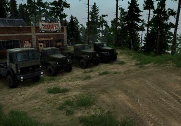 Карта «В объезд ущелья» версия 20.05.24 для Spintires: MudRunner (v25.02.21)