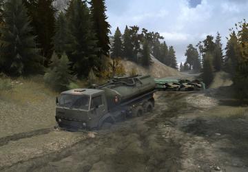 Карта «Водопад» версия 1 для Spintires: MudRunner