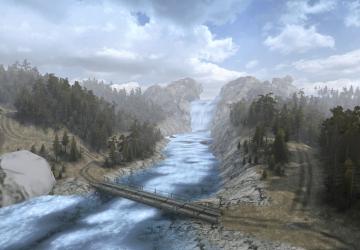 Карта «Водопад» версия 1 для Spintires: MudRunner