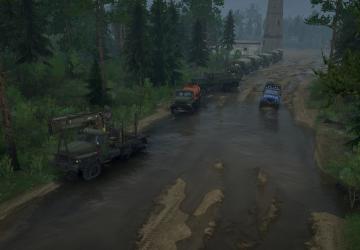 Карта «Затерянные в лесах» версия 12.03.2023 для Spintires: MudRunner (v25.02.21)