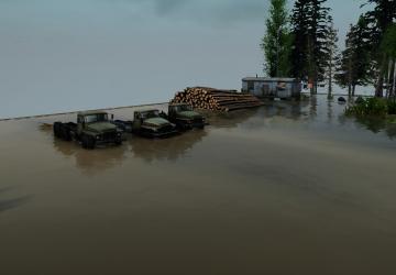 Карта «Затопленный деревни» версия 21.02.2025 для Spintires: MudRunner (v25.02.21)