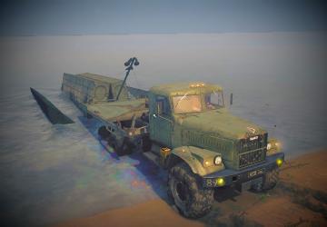 Мод Краз-255Б (Понтонный парк) версия 1.0 для Spintires: MudRunner (v10.06.19)