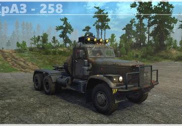 Мод КрАЗ - 258 версия 1.0 для Spintires: MudRunner (v25.02.21)