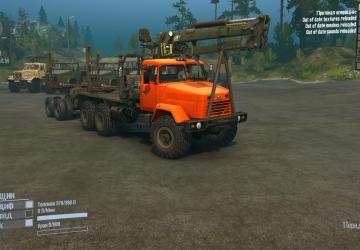 Мод KrAZ 63221 версия 1.1 для Spintires: MudRunner (v25.02.21)
