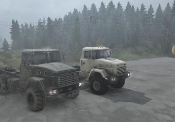 Мод КрАЗ-6322 Black версия 01,10,2019 для Spintires: MudRunner (v10.06.19)