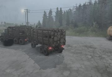 Мод КрАЗ-6322 Black версия 01,10,2019 для Spintires: MudRunner (v10.06.19)