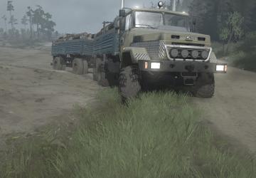 Мод Kraz 6322 версия 1.1 для Spintires: MudRunner (v10.06.19)