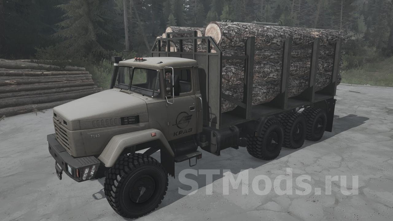 Скачать мод КрАЗ-7140H6 версия 06.11.21 для Spintires: MudRunner (v25.02.21)