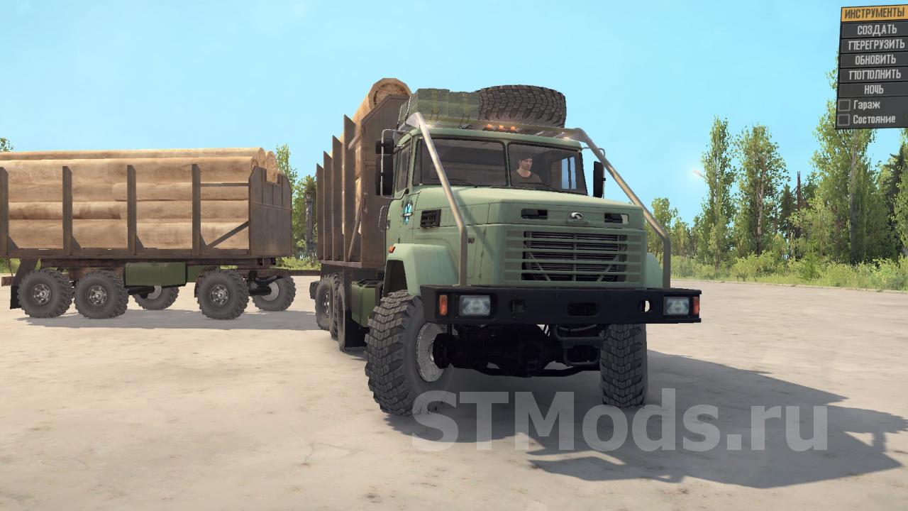 Скачать мод КРАЗ-7140H6 (H30.1E) версия 1.0 (14.03.18) для Spintires:  MudRunner (v29.01.18)