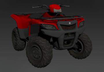 Мод Квадроцикл Suzuki Kingkuad 750 версия 1.0 для Spintires: MudRunner (v25.02.21)