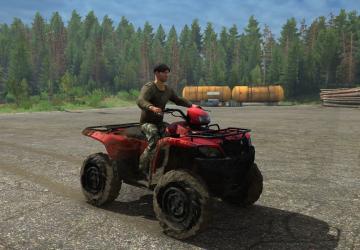 Мод Квадроцикл Suzuki Kingkuad 750 версия 1.0 для Spintires: MudRunner (v25.02.21)