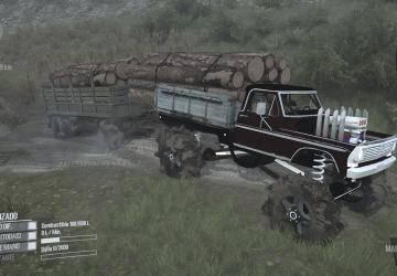 Мод KWK Ford F-100 версия 2 для Spintires: MudRunner (v29.01.18)