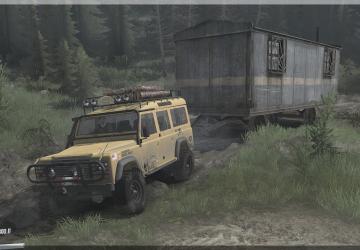 Мод Land Rover Defender 110 версия 25.03.18 для Spintires: MudRunner (v29.01.18)