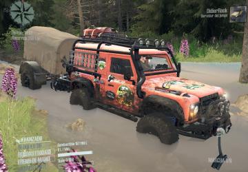 Мод Land Rover Defender 90 версия 1.0 для Spintires: MudRunner (v18/05/21)