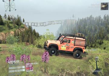 Мод Land Rover Defender 90 версия 1.0 для Spintires: MudRunner (v18/05/21)