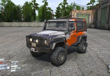 Мод Land Rover Defender 90 версия 1 для Spintires: MudRunner (v25.02.21)